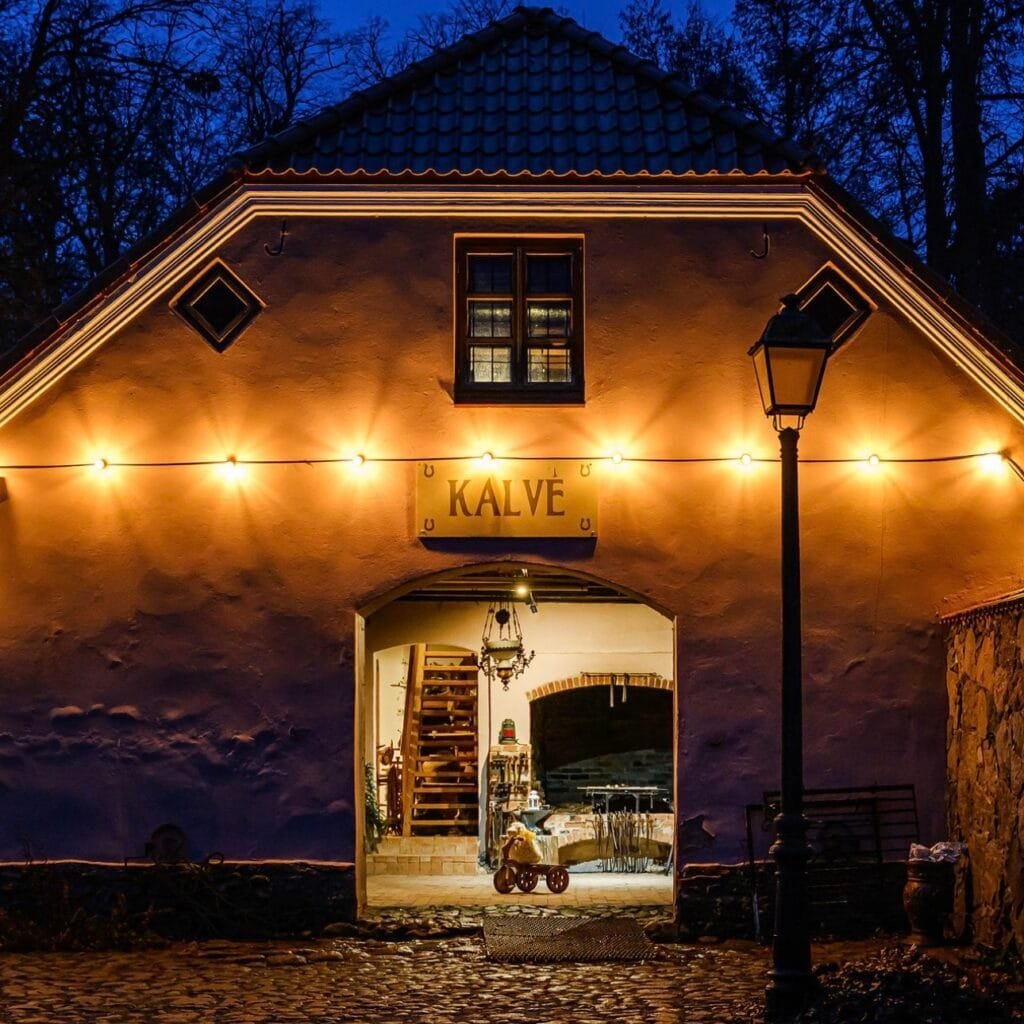 exploring Pakruojis Manor, the largest historic estate.