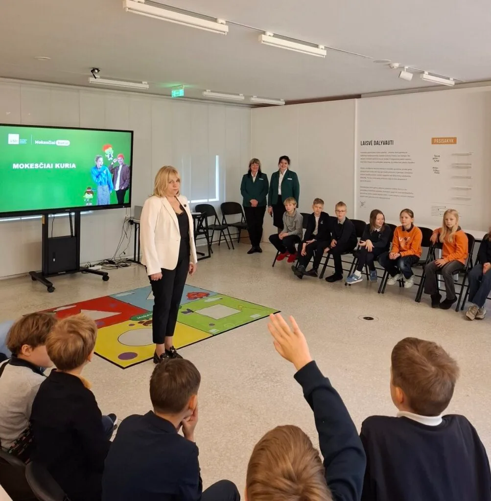 Explore the high-tech interior of the Centre for Civil Education, a top free interactive museum in Vilnius.