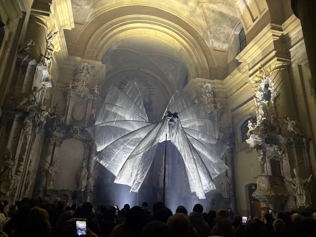 Installation in the Vilnius light festival