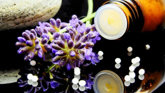 Aromatherapy setup with lavender and essential oils representing the Best SPA Centers in Vilnius for ultimate relaxation