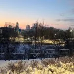 A sunny panoramic view of the Old Town, showcasing one of the most scenic free things to do in Vilnius for locals.