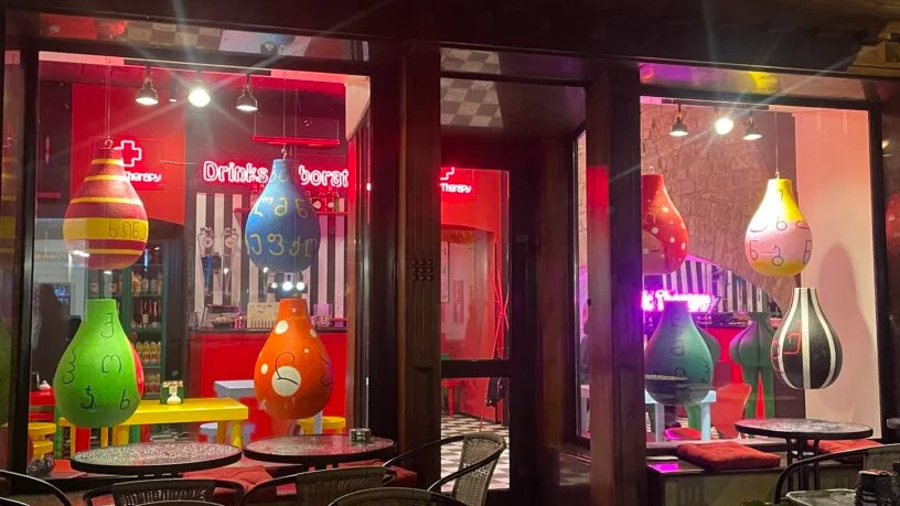 Things to Do in Lithuania This September: lights in the coffee shop