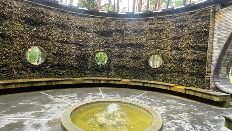 Weekend trips in Lithuania - Mineral water graduation tower in Birštonas, Lithuania